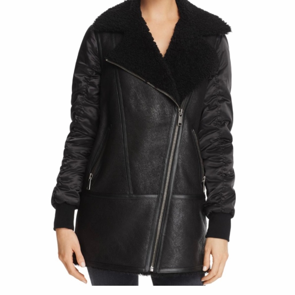 NWT Andrew Marc Long Shearling Jacket